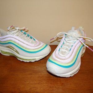 Nike Air Max 97 Easter 2019 Womens Size 7.5 White Pastel Running CW7017-100
